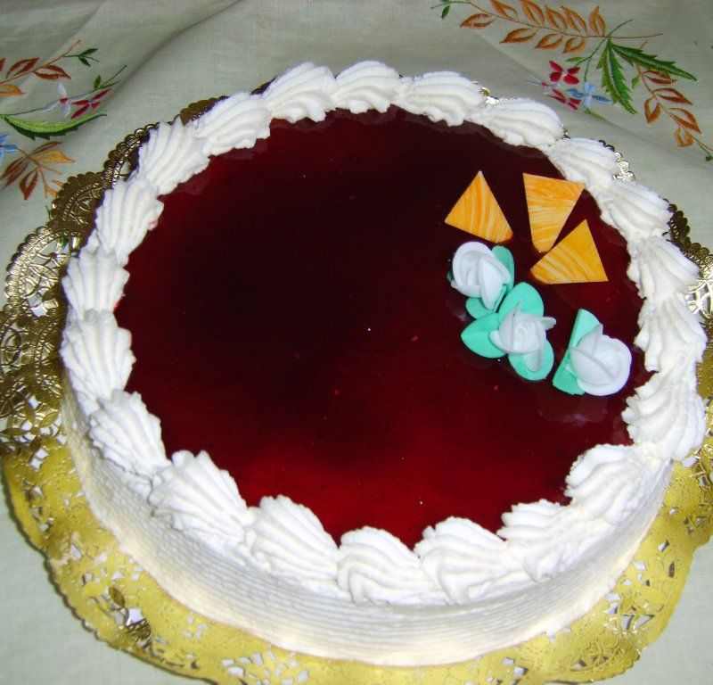Pastelería J. Antonio Calvo tarta roja