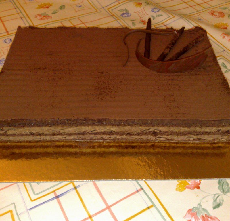 Pastelería J. Antonio Calvo tarta de chocolate